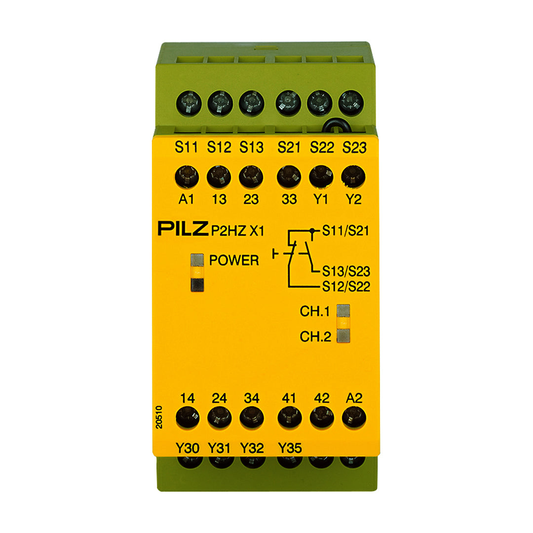 Safety Relays PILZ เซฟตี้ รีเลย์ P2HZ X1 110VAC 3n/o 1n/c code 774434