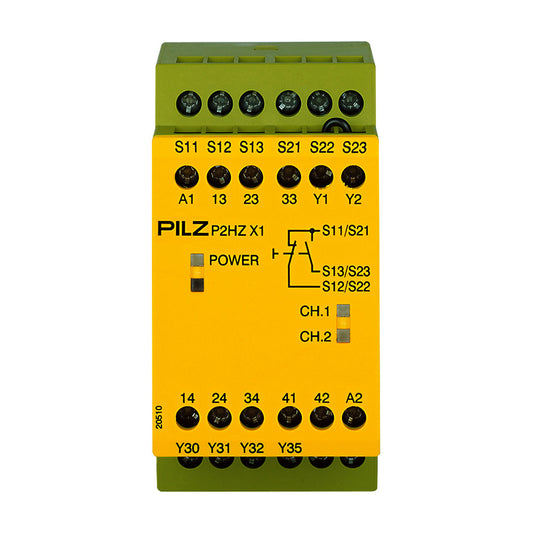 Safety Relays PILZ เซฟตี้ รีเลย์ P2HZ X1 110VAC 3n/o 1n/c code 774434