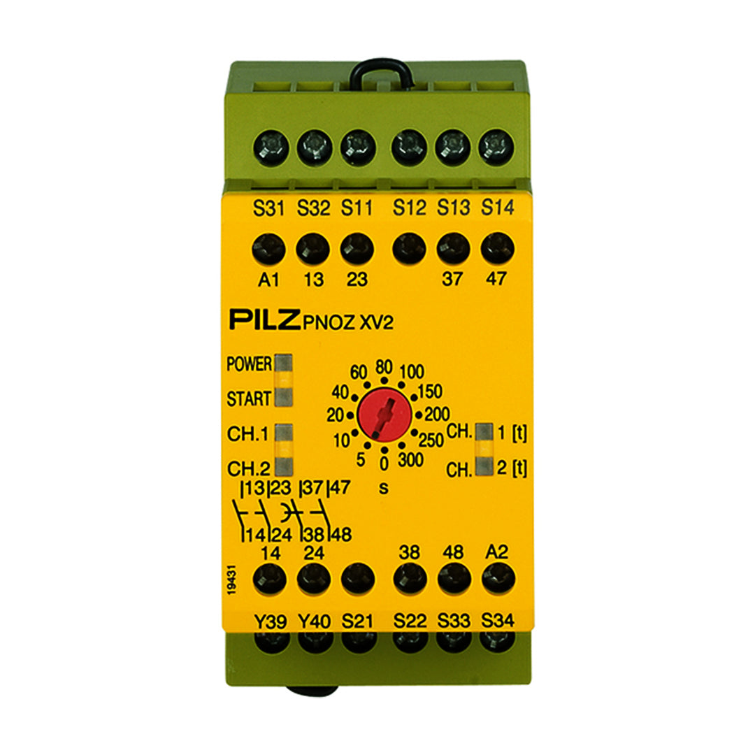 Safety Relays PILZ เซฟตี้ รีเลย์ PNOZ XV2 300/24VDC 2n/o 2n/o t code 774508