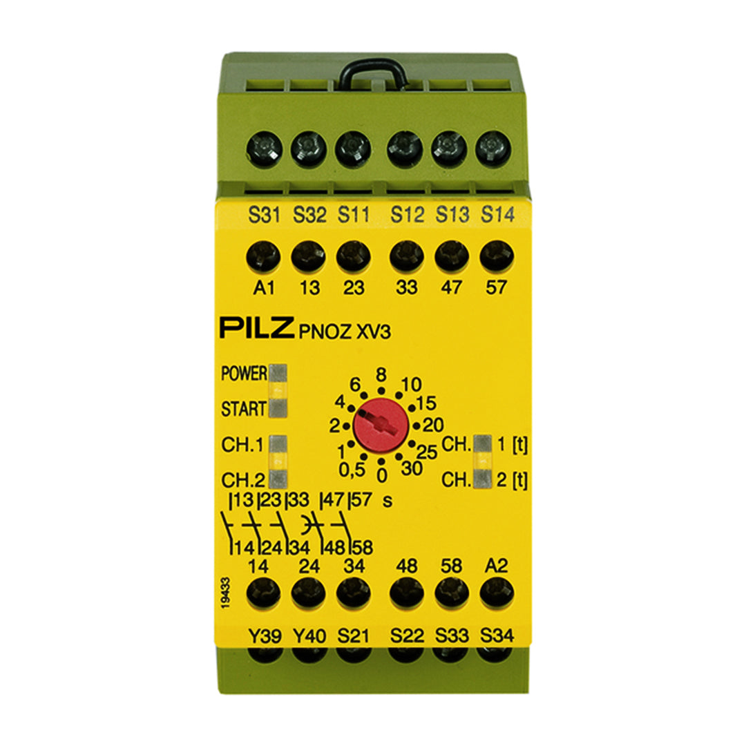 Safety Relays PILZ เซฟตี้ รีเลย์ PNOZ XV3 30/24VDC 3n/o 2n/o t code 774540