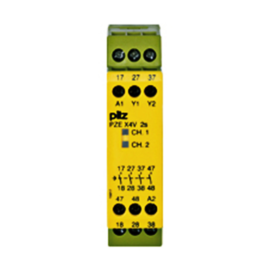 Safety Relays PILZ เซฟตี้ รีเลย์ PZE X4V 2/24VDC 4n/o fix code 774582
