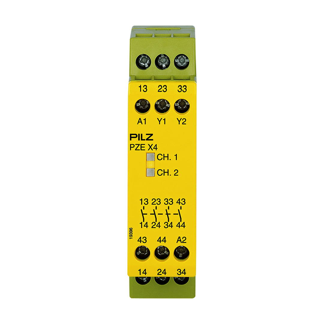 Safety Relays PILZ เซฟตี้ รีเลย์ PZE X4 24VDC 4n/o code 774585