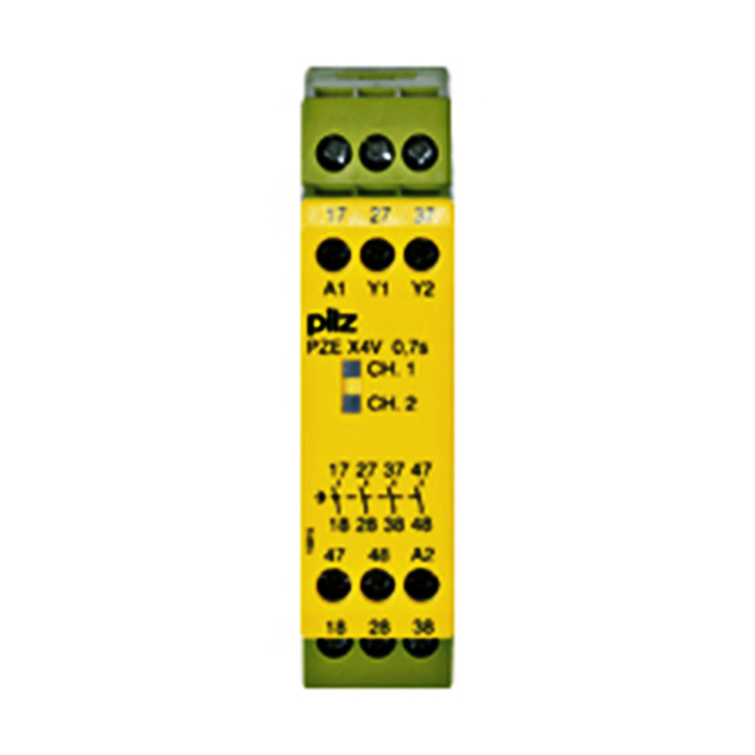 Safety Relays PILZ เซฟตี้ รีเลย์ PZE X4V 0,7/24VDC 4n/o fix code 774586