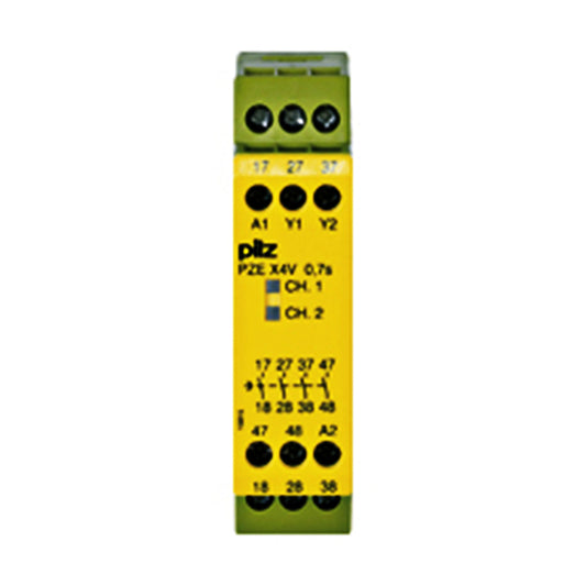 Safety Relays PILZ เซฟตี้ รีเลย์ PZE X4V 0,7/24VDC 4n/o fix code 774586