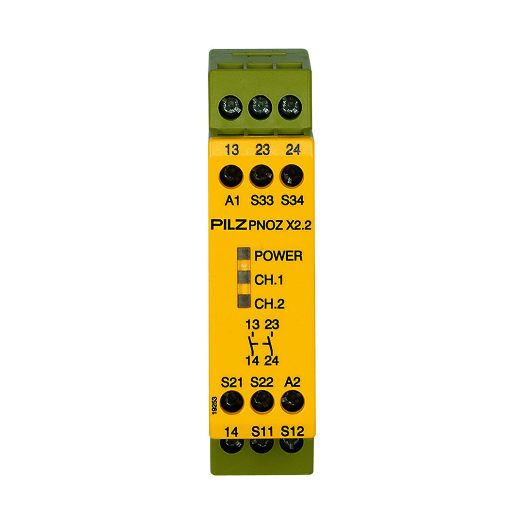 Safety Relays PILZ เซฟตี้ รีเลย์ PNOZ X2.2 24VAC/DC 2n/o code 774607