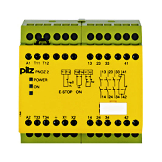 Safety Relays PILZ เซฟตี้ รีเลย์ PNOZ 2 230VAC 3n/o 1n/c code 775850