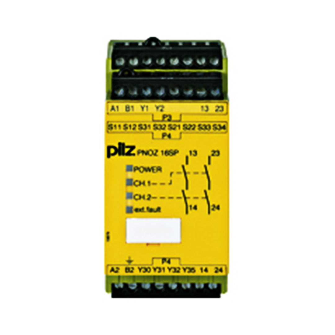 Safety Relays PILZ เซฟตี้ รีเลย์ PNOZ 16SP 230VAC 24VDC 2n/o code 777076