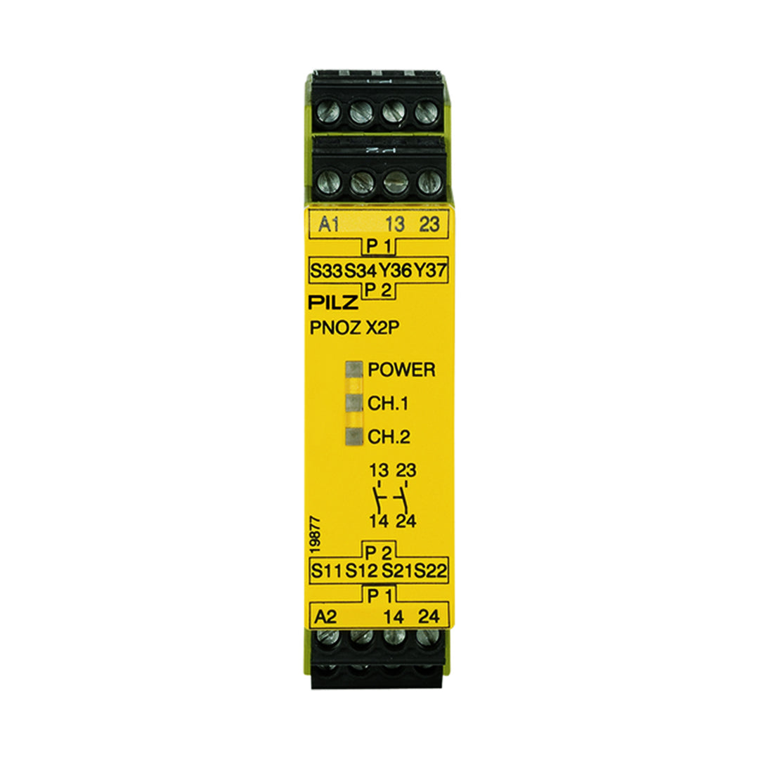 Safety Relays PILZ เซฟตี้ รีเลย์ PNOZ X2P 24VACDC 2n/o code 777303