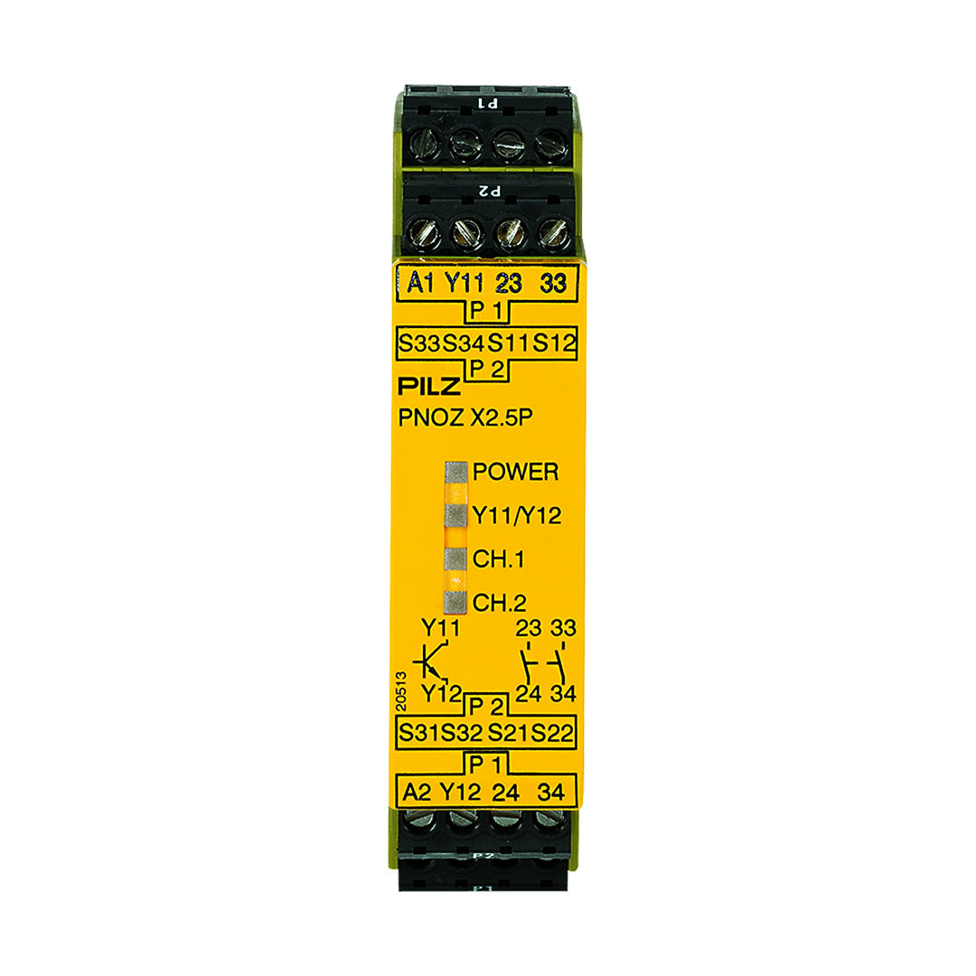 Safety Relays PILZ เซฟตี้ รีเลย์ PNOZ X2.5P 24VDC 2n/o 1so code 777308
