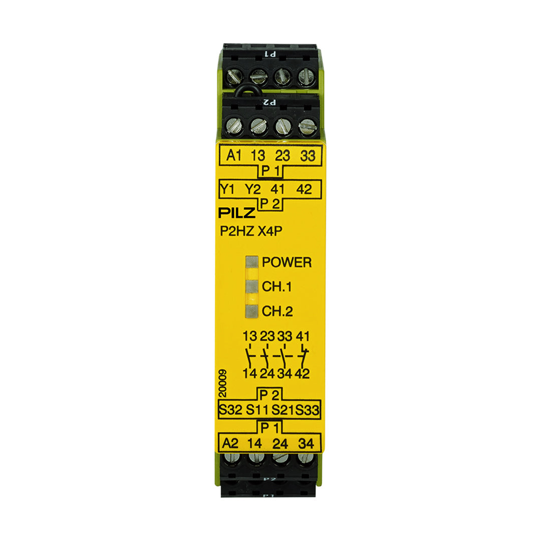 Safety Relays PILZ เซฟตี้ รีเลย์ P2HZ X4P 24VDC 3n/o 1n/c code 777355