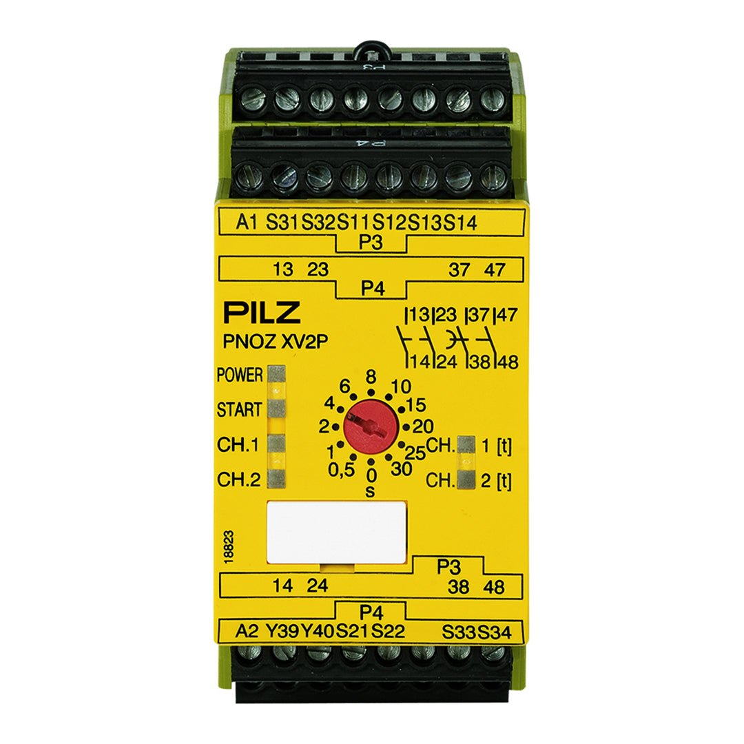 Safety Relays PILZ เซฟตี้ รีเลย์ PNOZ XV2P 30/24VDC 2n/o 2n/o t code 777500