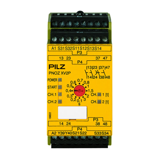 Safety Relays PILZ เซฟตี้ รีเลย์ PNOZ XV2P 3/24VDC 2n/o 2n/o t code 777502