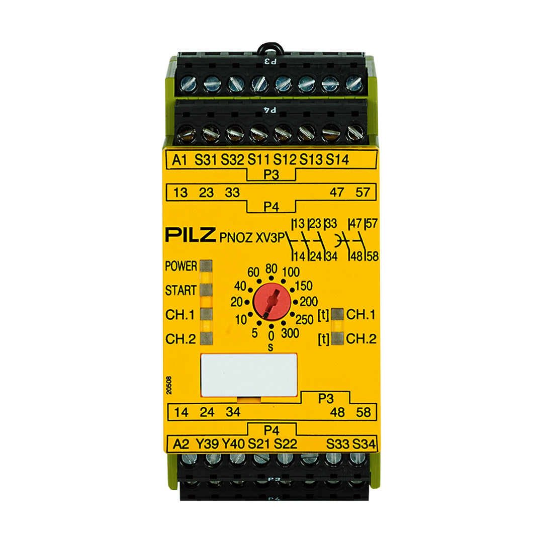 Safety Relays PILZ เซฟตี้ รีเลย์ PNOZ XV3P 300/24VDC 3n/o 2n/o t code 777518