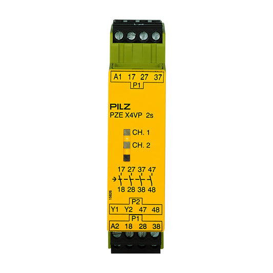 Safety Relays PILZ เซฟตี้ รีเลย์ PZE X4VP 2/24VDC 4n/o fix code 777582