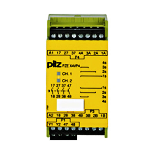 Safety Relays PILZ เซฟตี้ รีเลย์ PZE X4VP4 24VDC 4n/o code 777586