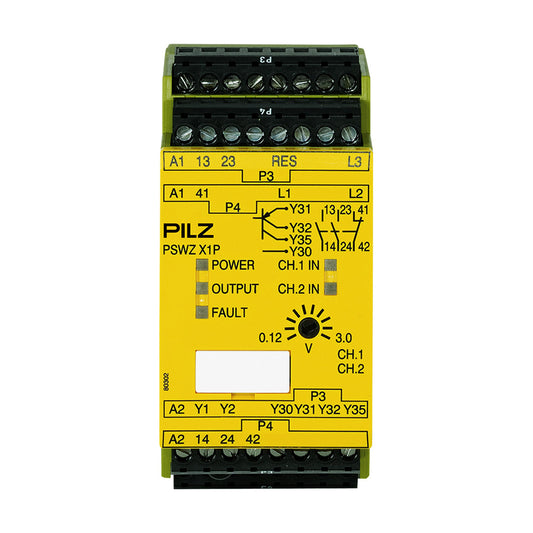 Safety Relays PILZ เซฟตี้ รีเลย์ PSWZ X1P 3V /24-240VACDC 2n/o 1n/c 2so code 777950