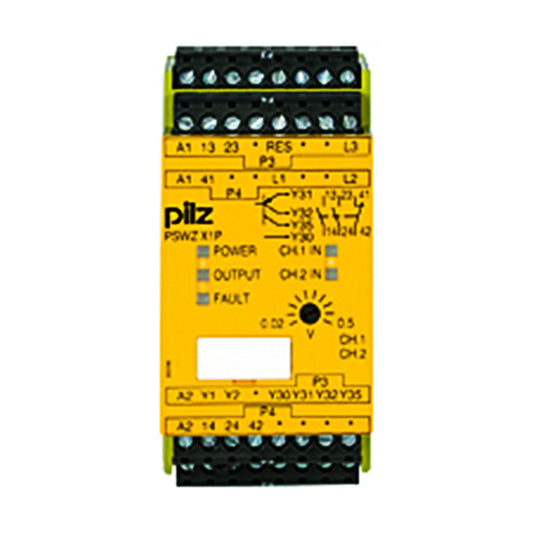 Safety Relays PILZ เซฟตี้ รีเลย์ PSWZ X1P 0,5V/24-240VACDC coated code 777959