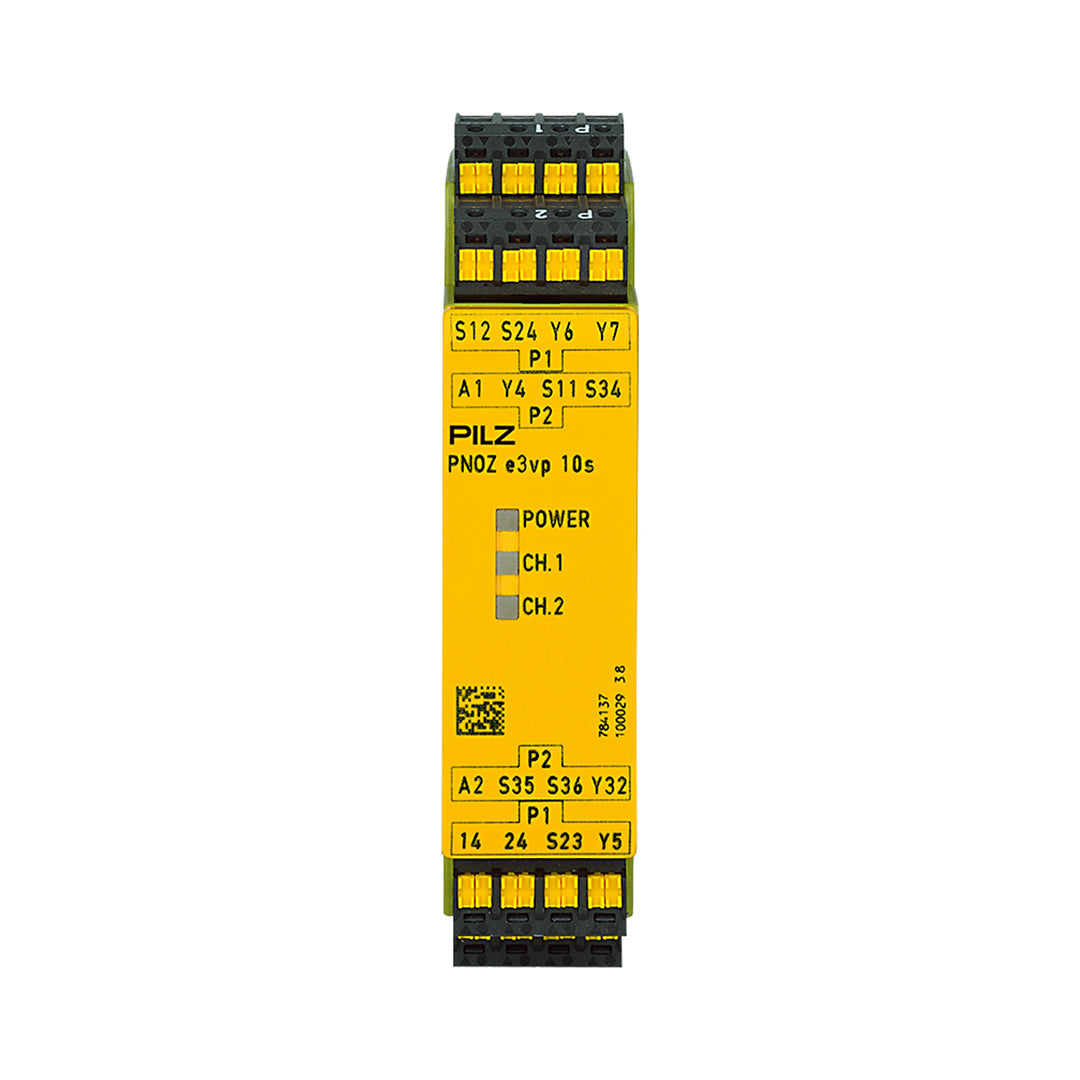 Safety Relays PILZ เซฟตี้ รีเลย์ PNOZ e3vp C 10/24VDC 1so 1so t code 784137