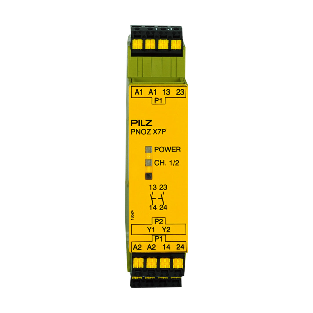 Safety Relays PILZ เซฟตี้ รีเลย์ PNOZ X7P C 24VAC/DC 2n/o code 787059