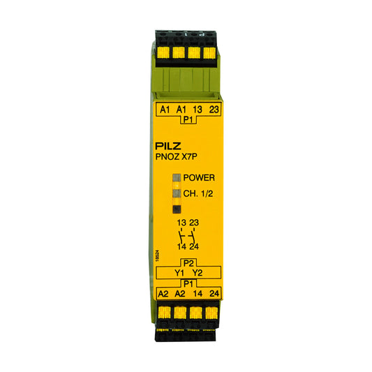 Safety Relays PILZ เซฟตี้ รีเลย์ PNOZ X7P C 24VAC/DC 2n/o code 787059