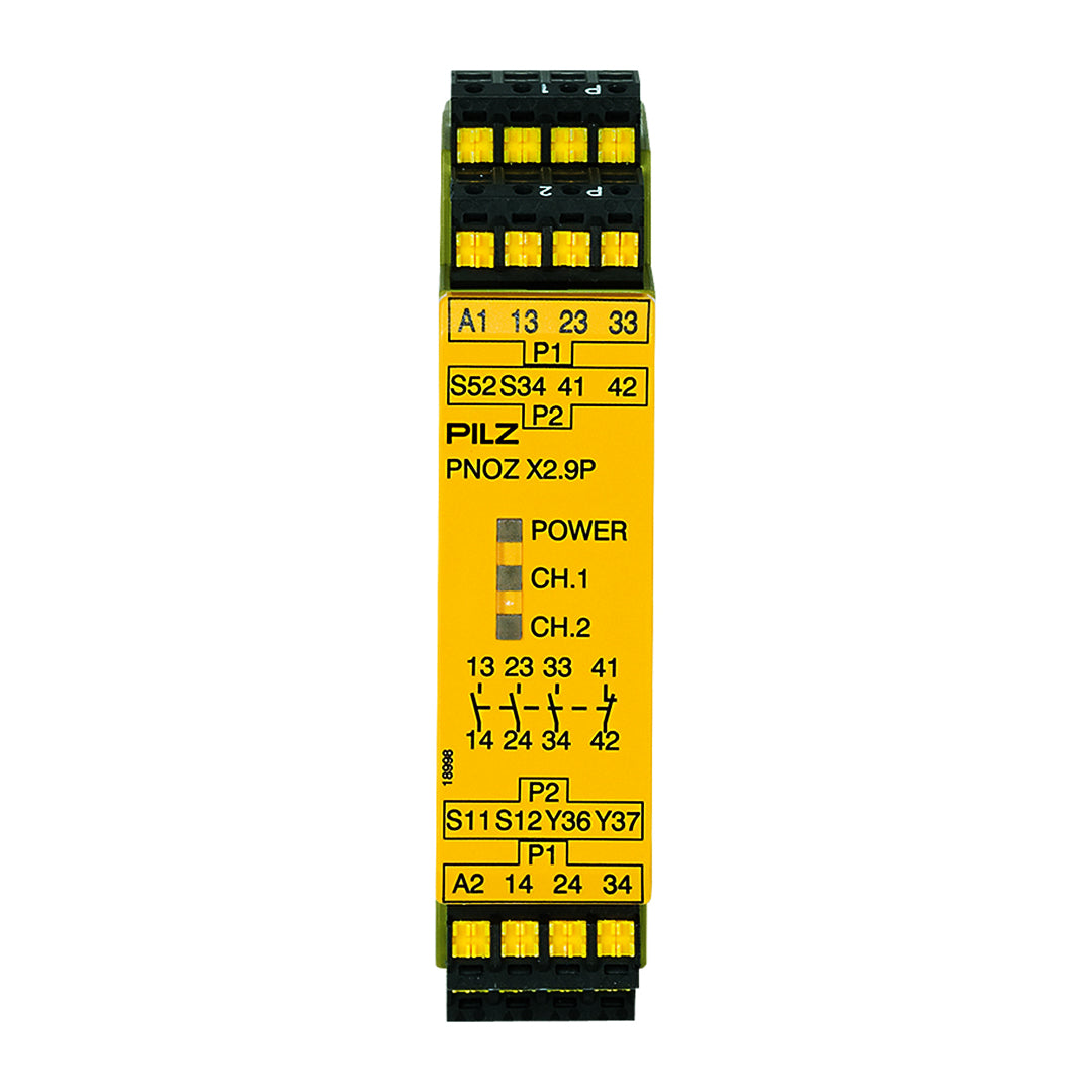 Safety Relays PILZ เซฟตี้ รีเลย์ PNOZ X2.8P C 24-240VAC/DC 3n/o 1n/c code 787302
