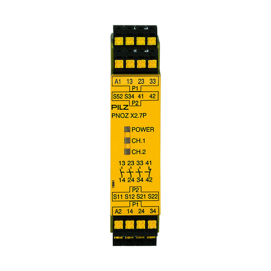 Safety Relays PILZ เซฟตี้ รีเลย์ PNOZ X2.7P C 24-240VAC/DC 3n/o 1n/c code 787306