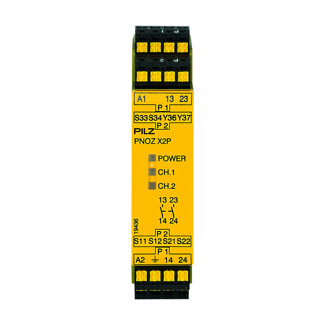 Safety Relays PILZ เซฟตี้ รีเลย์ PNOZ X2P C 48-240VACDC 2n/o code 787307