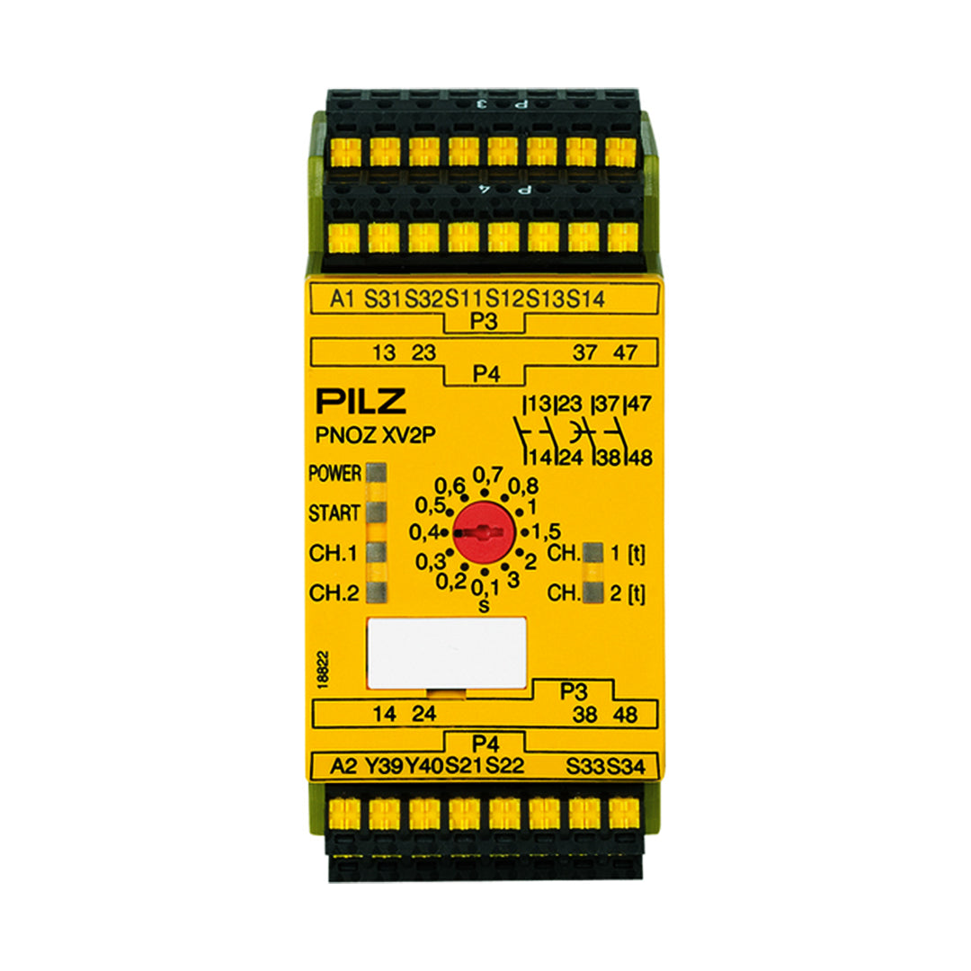 Safety Relays PILZ เซฟตี้ รีเลย์ PNOZ XV2P C 3/24VDC 2n/o 2n/o t code 787502