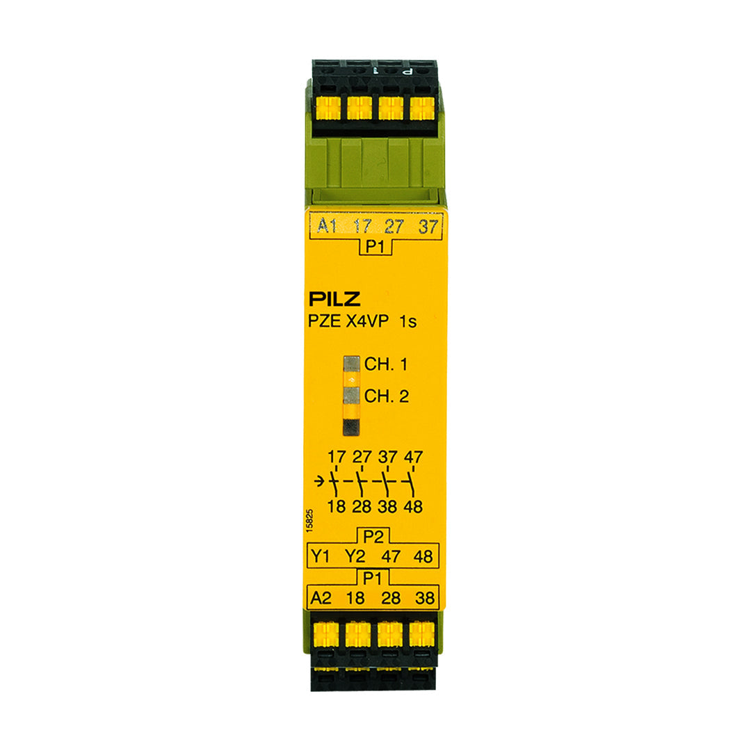 Safety Relays PILZ เซฟตี้ รีเลย์ PZE X4VP C 1/24VDC 4n/o fix code 787581