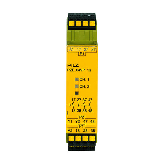 Safety Relays PILZ เซฟตี้ รีเลย์ PZE X4VP C 1/24VDC 4n/o fix code 787581