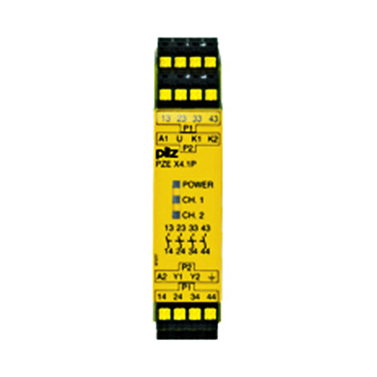 Safety Relays PILZ เซฟตี้ รีเลย์ PZE X4.1P C 24-240VAC/DC 4n/o code 787588
