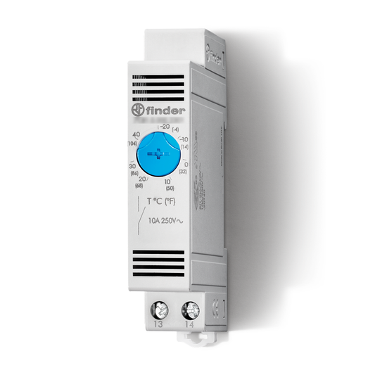 7T8100002403 Finder เทอร์โมสตัทควบคุมอุณหภูมิ ,1NC, 10A