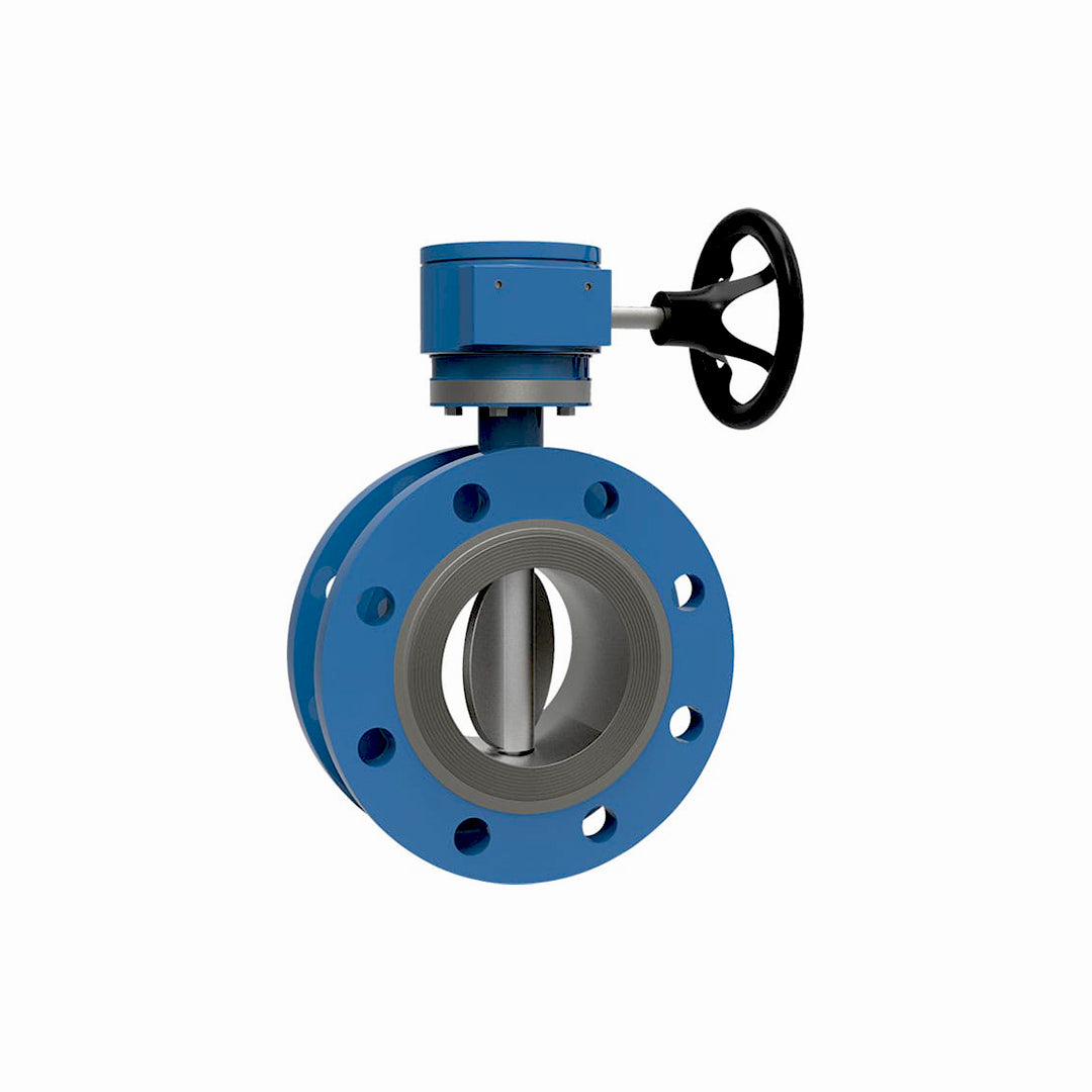 Tozen Butterfly Valve 150 mm. ประเภทศูนย์กลาง Gear Operator BFV-DC PN16