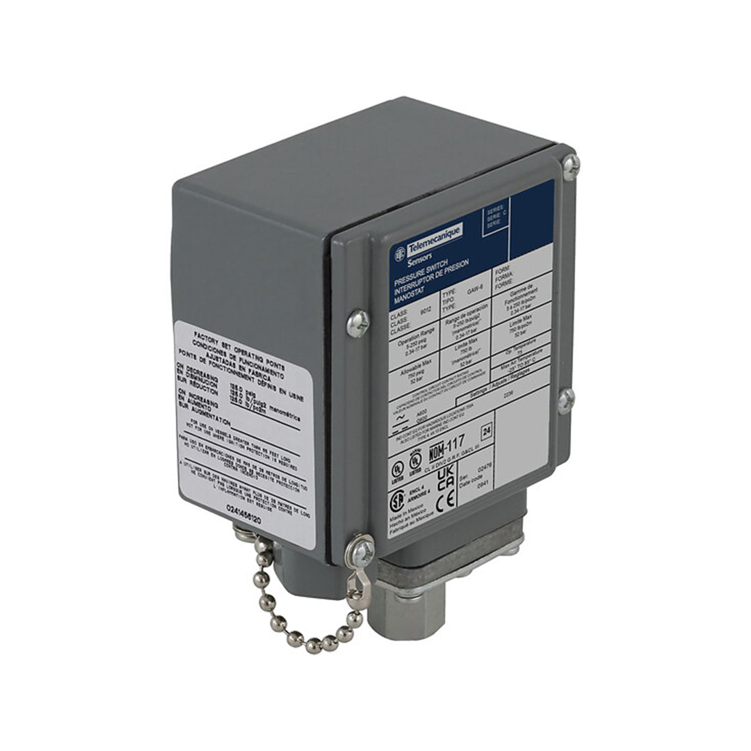 Pressure Sensor & Pressure Switch เซ็นเซอร์วัดความดัน Telemecanique Sensors code 9012GDW2