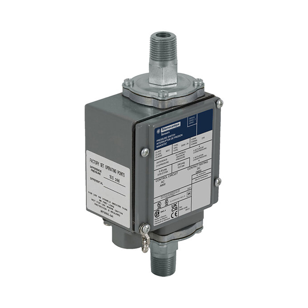 Pressure Sensor & Pressure Switch เซ็นเซอร์วัดความดัน Telemecanique Sensors code 9012GGW24