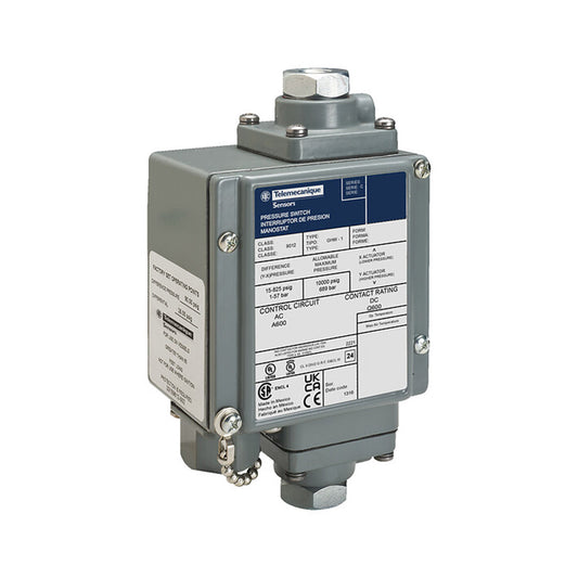 Pressure Sensor & Pressure Switch เซ็นเซอร์วัดความดัน Telemecanique Sensors code 9012GHW21Q1