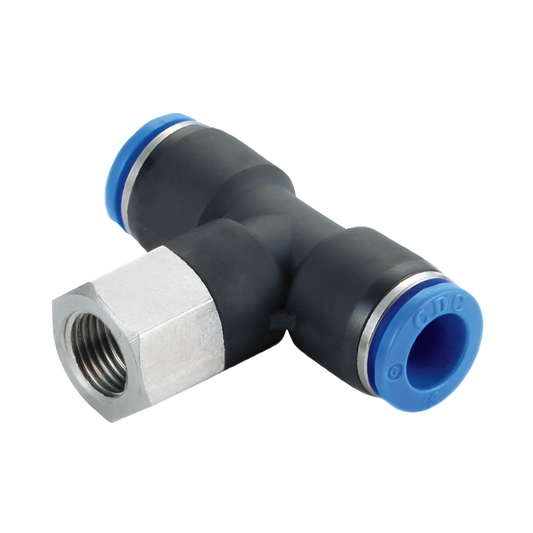 One-touch Fittings CDC Female Branch Tee PTF08-04