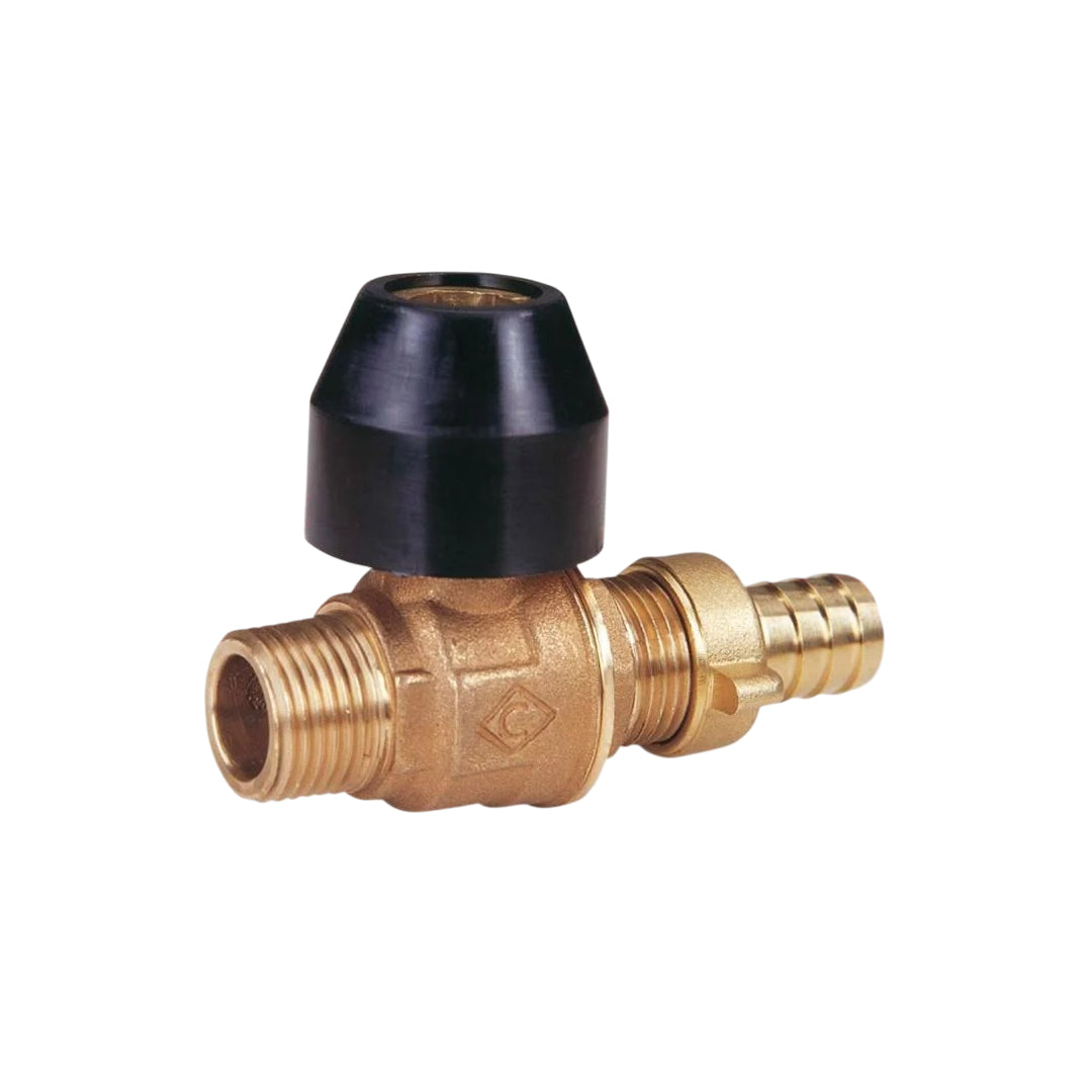 Draw-Off Ball Valve Crane with Lockshield 1 (นิ้ว) Bronze PN25 Model D171MHULS