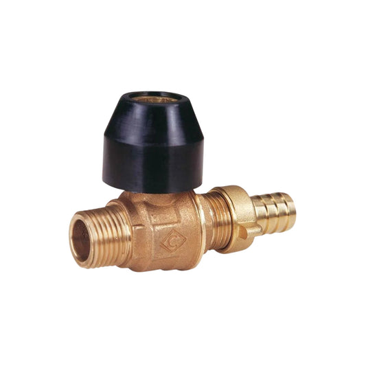 Draw-Off Ball Valve Crane with Lockshield 1/2 (นิ้ว) Bronze PN25 Model D171MHULS