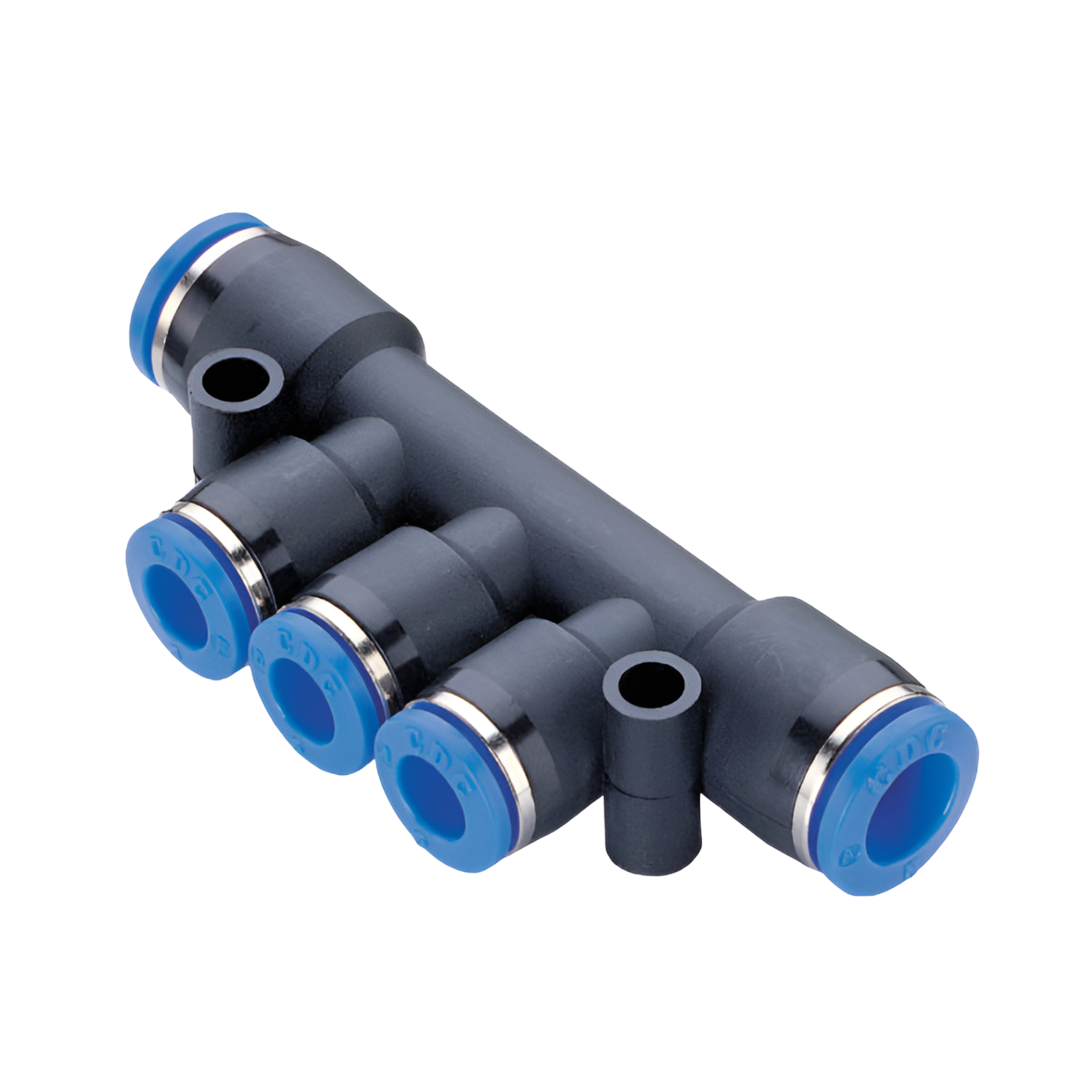 One-touch Fittings CDC Reducer Triple Branch Union PKG0804