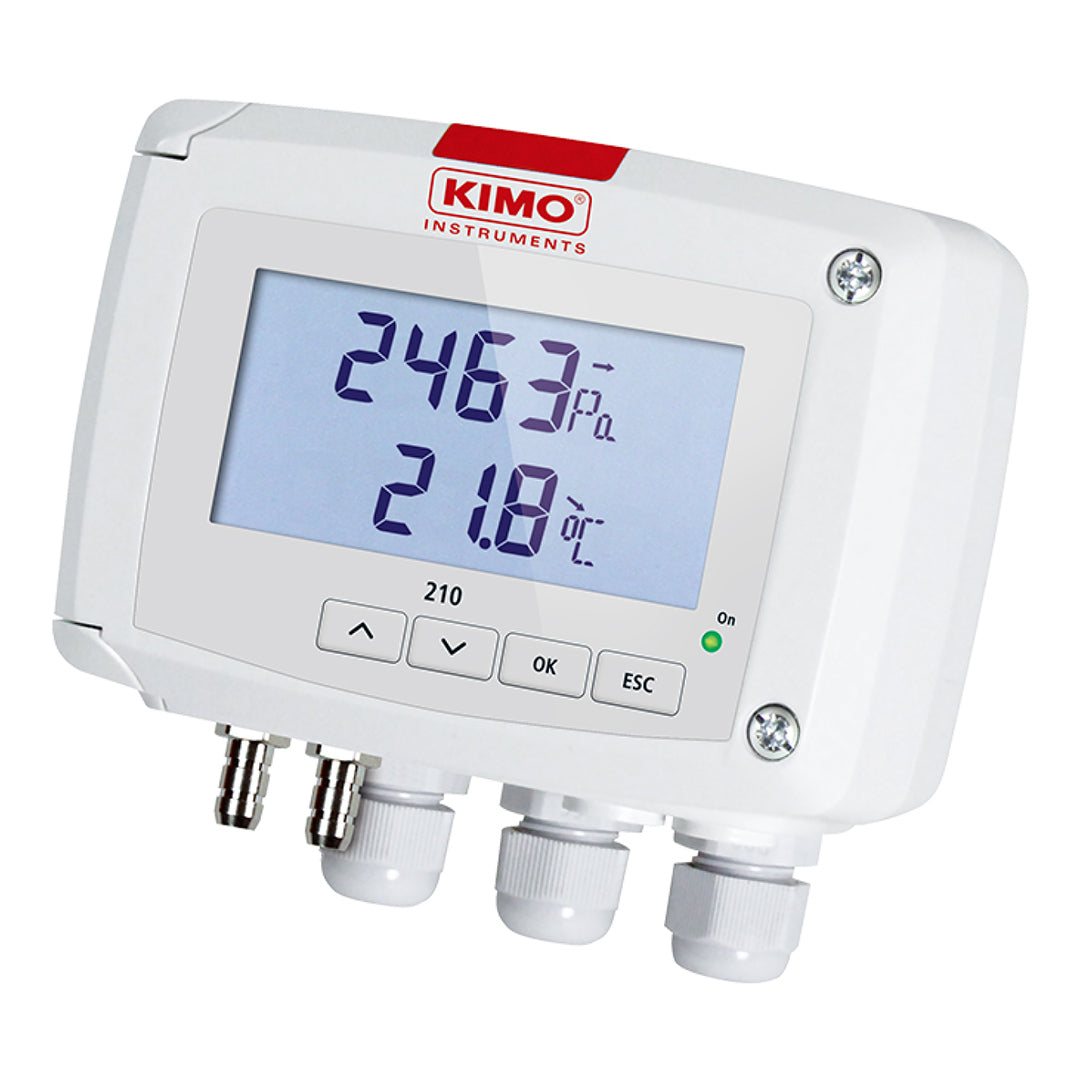 เครื่องส่งสัญญาณความดัน KIMO CP 210-R Pressure transmitters เซ็นเซอร์ความดันแตกต่างและอุณหภูมิ