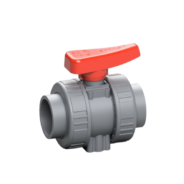 Effast บอลวาล์ว ABS True Union Ball Valve BK1, Solvent Welded BS FKM BAABK1A020V