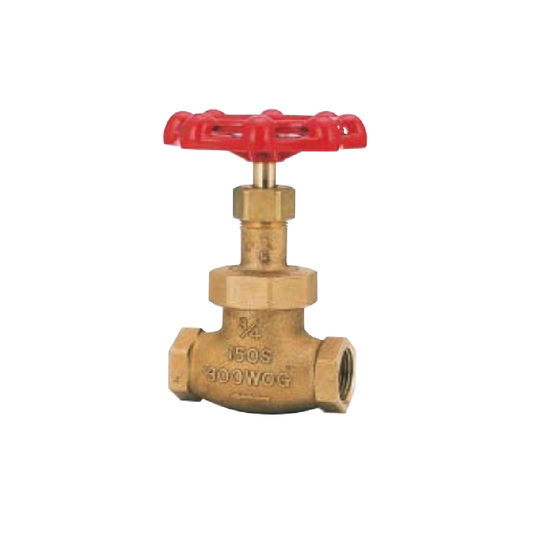 Globe Valve ทองเหลือง โกลบวาล์ว kitz รุ่น Fig. AK150D
 1 1/4 นิ้ว (32 มม.)