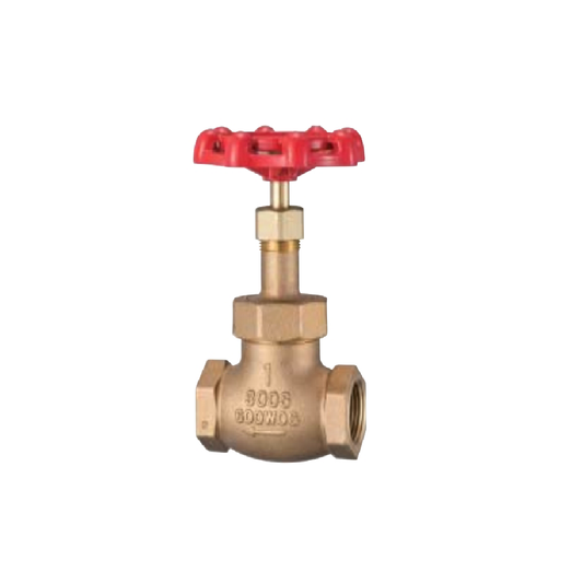 Globe Valve ทองเหลือง โกลบวาล์ว kitz รุ่น Fig. AK300J 1 1/4 นิ้ว (32 มม.)
