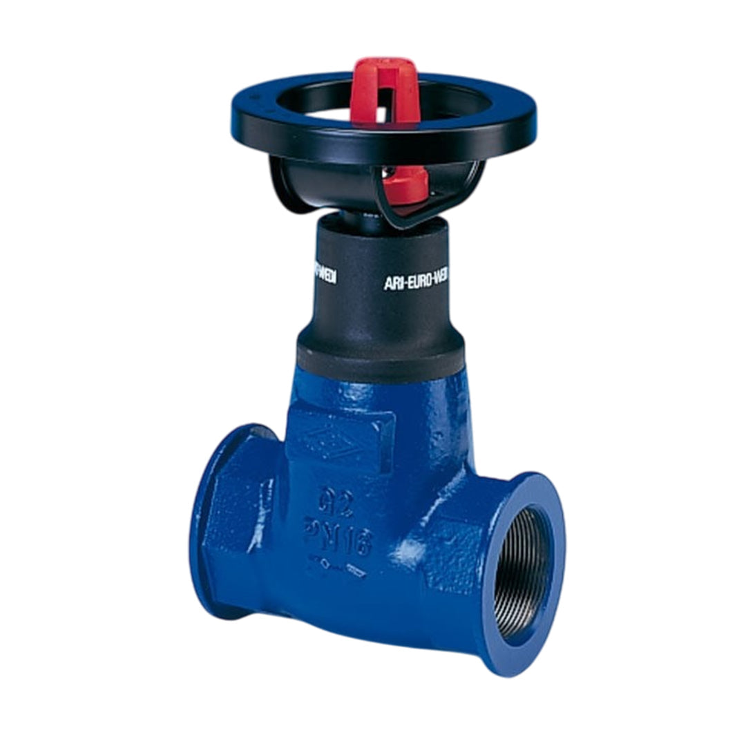 Globe Valve โกลบวาล์ว ARI EURO-WEDI code 12078-PN16-G/BSP1/2"