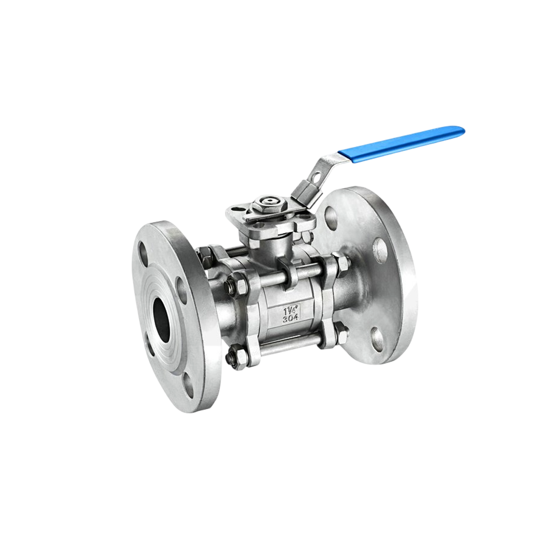 BRAVO บอลวาล์ว หน้าแปลน Ball Valve Flanged JIS 10K C402M ขนาด 3/4 นิ้ว 