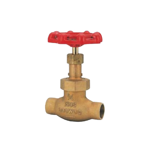 Globe Valve ทองเหลือง โกลบวาล์ว kitz รุ่น Fig. C150D 1 1/4 นิ้ว (32 มม.)