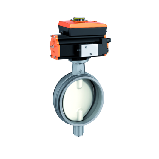 EBRO Butterfly Valve Wafer Type CK GD-AlSi9Cu3 Aluminiumalloy 200 DN 8 นิ้ว 1 บาร์