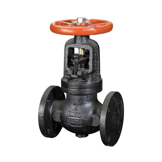 Globe Valve Crane 6 นิ้ว Cast Iron, OS&Y Rising Stem, Model F372 Class 125 (200 Psi) 