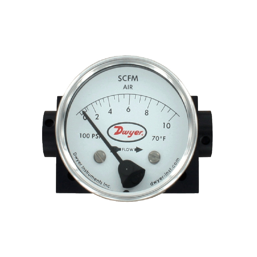 Flowmeter Dwyer เครื่องวัดอัตราการไหล DTFA ซีรีส์สำหรับก๊าซ Range 3.0-20 DTFA-1A-20A